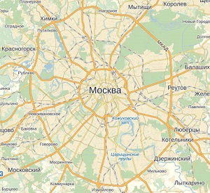 Карта Москвы: МКАД